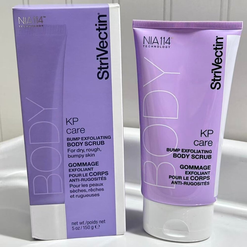 New Boxed Strivectin KP Care Bump Exfoliating Body Scrub Full Size 5 oz /150 ml
